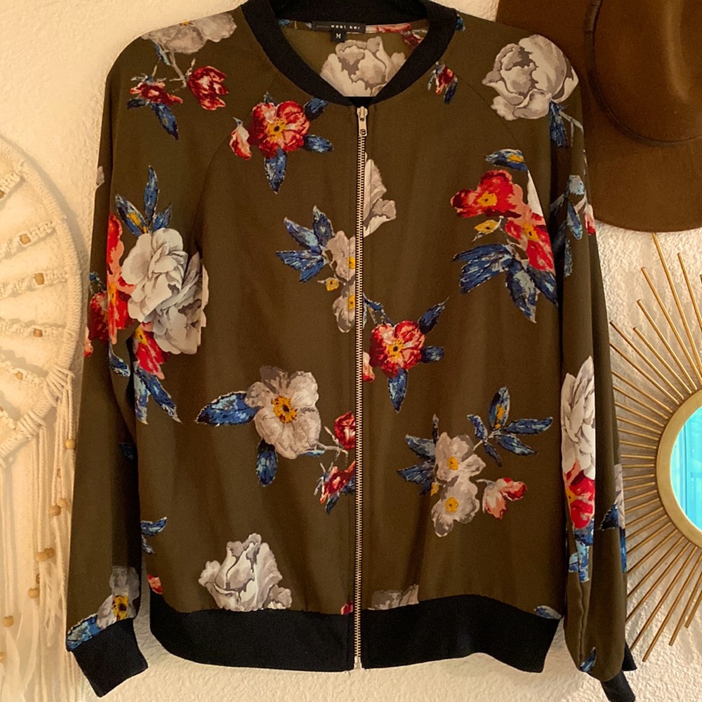 West Kei Lightweight Floral Jacket